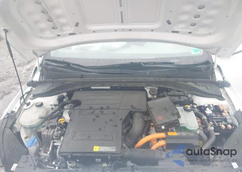 2017 Hyundai Ioniq Hybrid Blue from USA, damaged, VIN KMHC65LC0HU040044